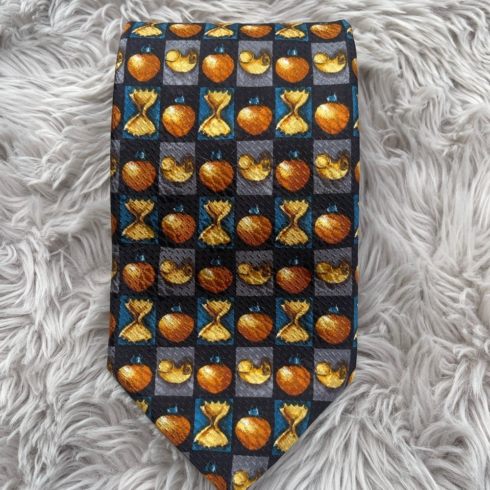 Ermenegildo Zegna Necktie 100% Silk Made In Italy